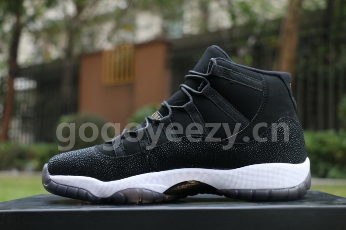 Authentic Air Jordan 11 PRM “Heiress” Black