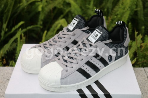 Authentic NBHD x BAPE x AD Originals Superstar 80s Boost Grey