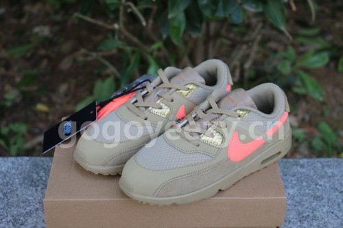 Authentic OFF-WHITE x Nike Air Max 90 “Desert Ore” Kids Shoes