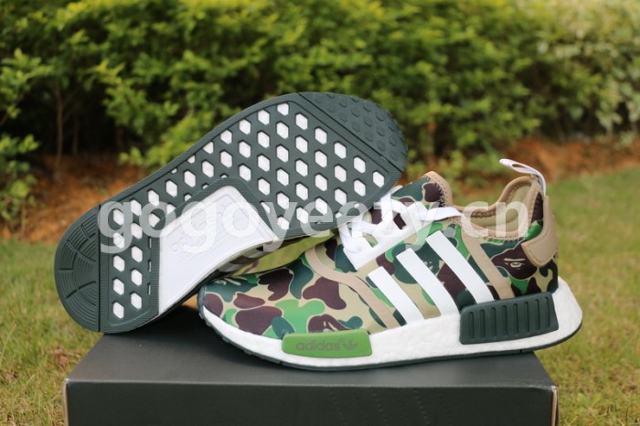 Authentic BAPE x AD NMD Olive