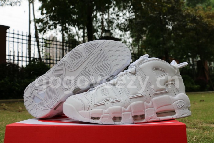 Authentic Nike Air More Uptempo Tripe White