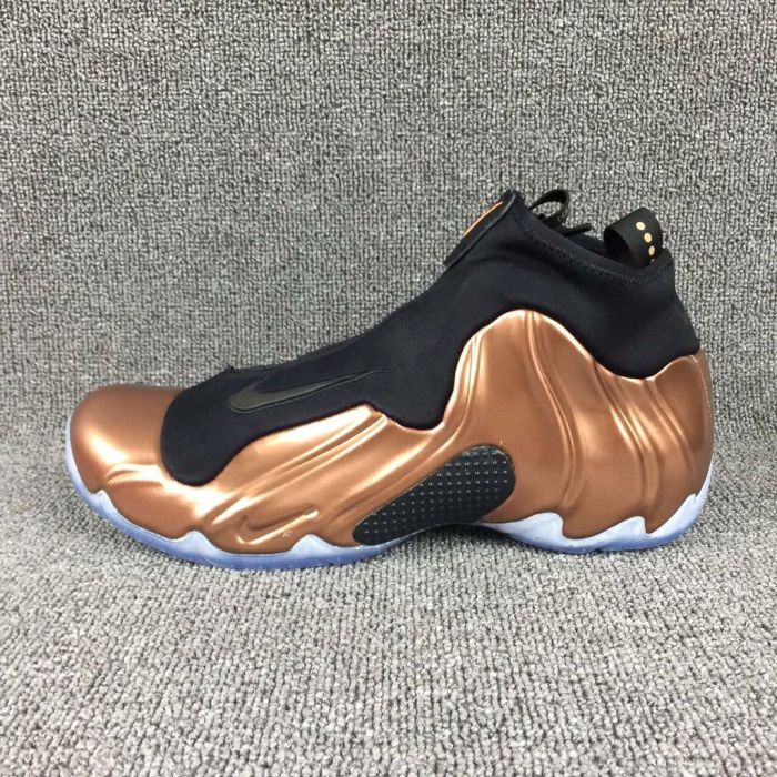 Authentic Nike Air Flightposite One Copper Gold