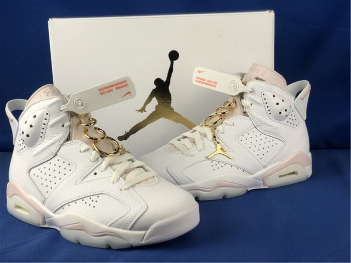 Authentic Air Jordan 6 WMNS “Gold Hoops”