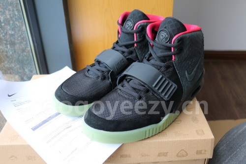 Authentic Nike Air Yeezy 2 “Solar Red”