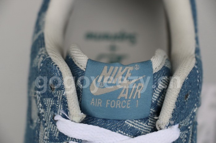 Authentic Louis vuitton x Supreme x Nike Air Force 1 “Denim”