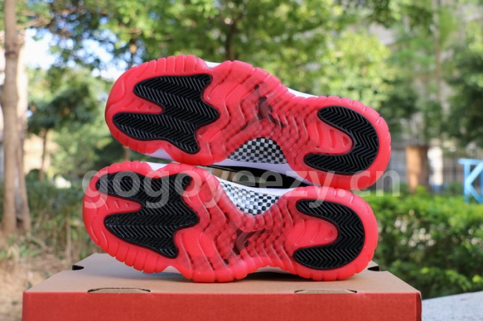 Authentic Air Jordan 11 Bred 2019 GS