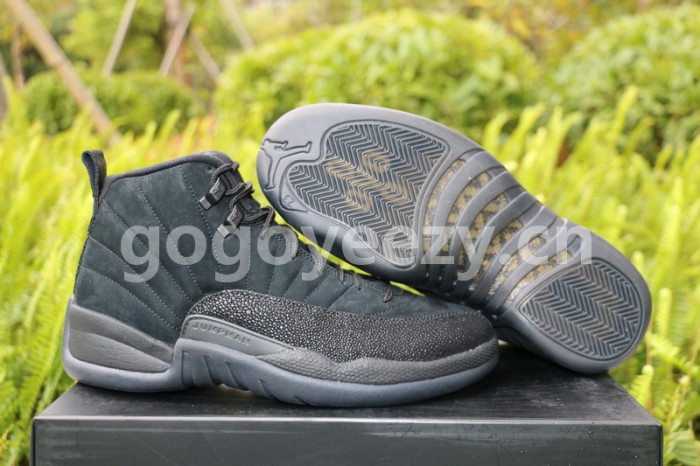 Authentic Air Jordan 12 OVO Black