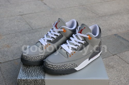 Authentic Air Jordan 3 “Cool Grey”