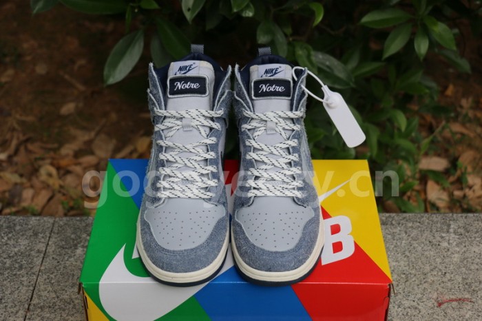 Authentic Nike Dunk High Pro  Dark Blue