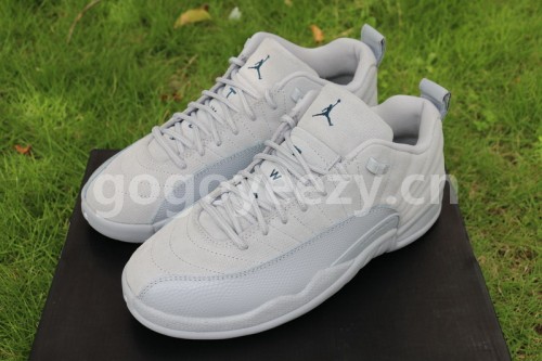 Authentic Air Jordan 12 Low “Grey”