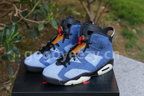 Authentic Air Jordan 6 “Washed Denim”