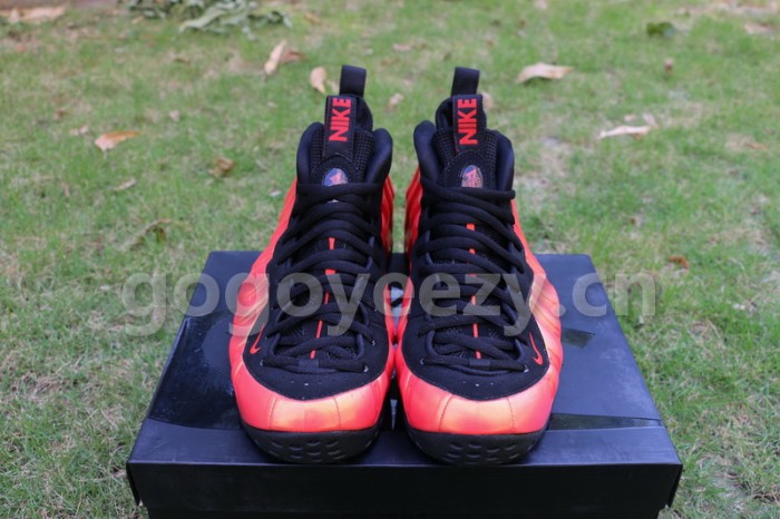 Authentic Nike Air Foamposite One “Habanero Red”