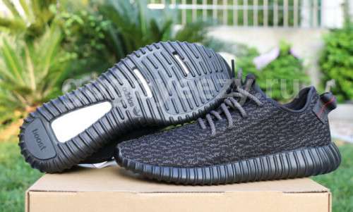 Authentic AD Yeezy 350 Boost “Pirate Black” GS Final Version (with receipt)