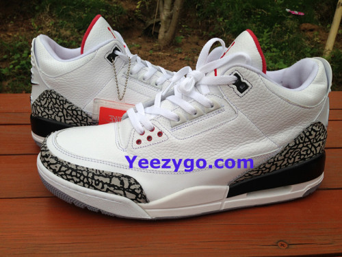 Authentic Air Jordan 3'88 “White Cement”
