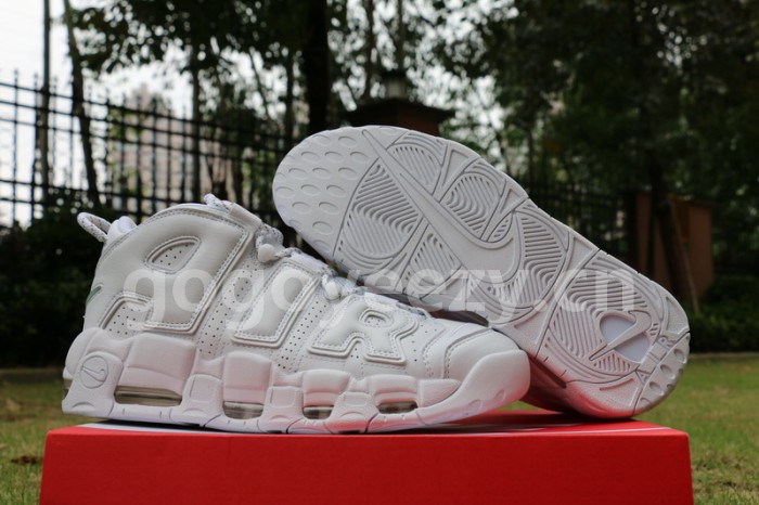 Authentic Nike Air More Uptempo Tripe White
