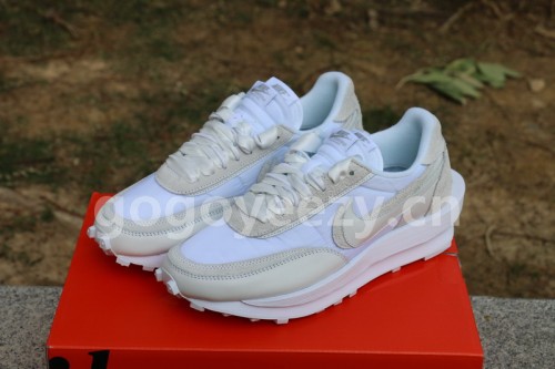 Authentic sacai x Nike LDV Waffle “White Nylon”