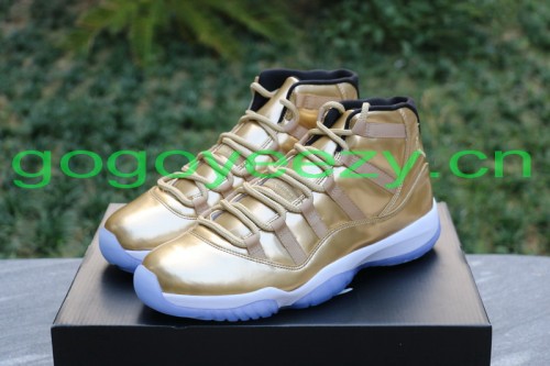 Authentic Air Jordan 11 Gold PE