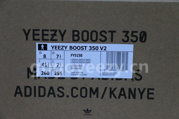Authentic Yeezy Boost 350 V2 Linen