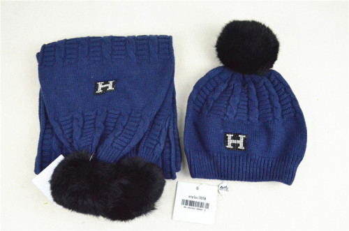 Hermes Wool Cap Scarf AAA-010