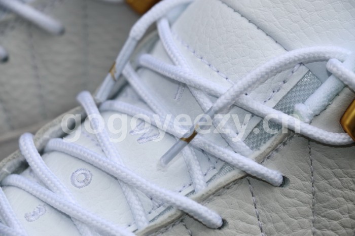 Authentic Air Jordan 12 GS OVO White