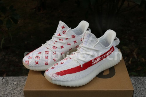 Authentic Supreme X LV X Yeezy 350 Boost V2