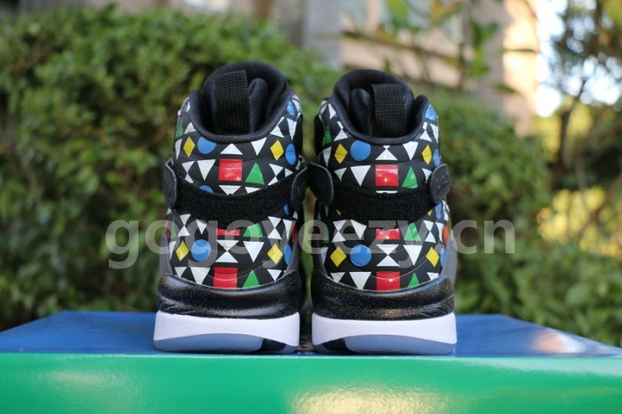 Authentic Air Jordan 8 Quai 54 Black