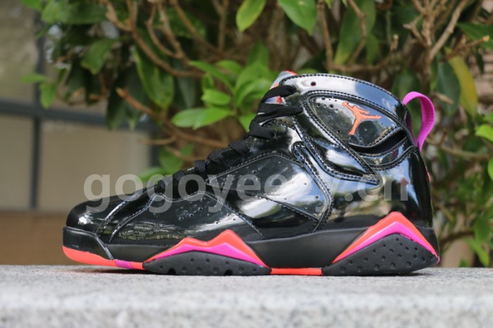 Authentic Air Jordan 7 WMNS “Black Patent Leather”