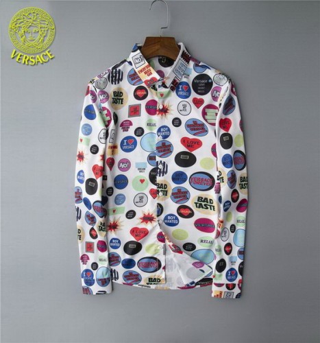 Versace long sleeve shirt men-008(M-XXXL)