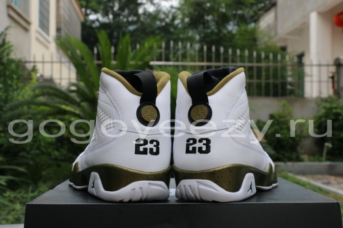 Authentic Air Jordan 9 Copper Statue