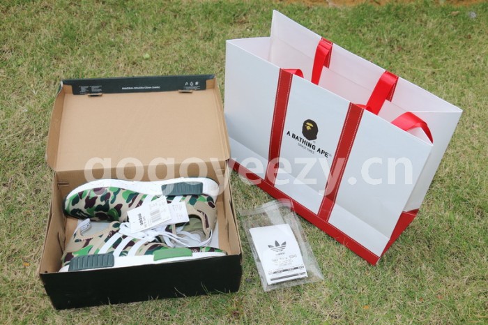 Authentic BAPE x AD NMD Olive