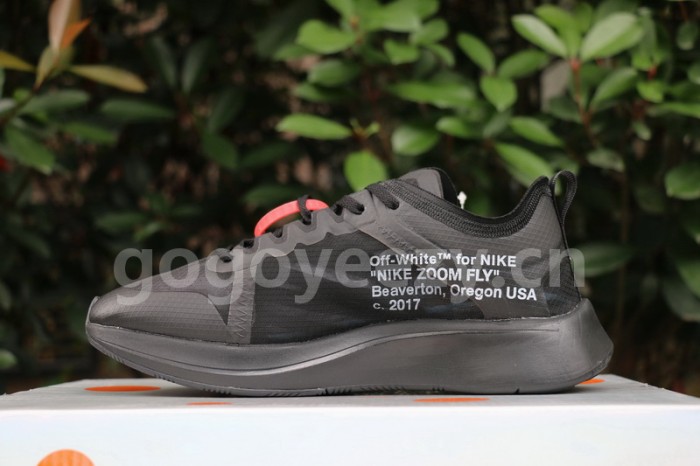 Authentic Off White x Nike Zoom Fly Black