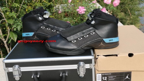 Authentic Air Jordan 17 Black/Metallic Silver