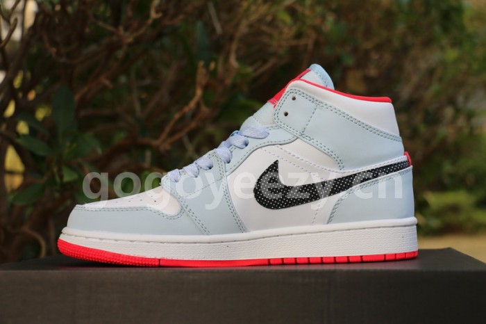 Authentic Air Jordan 1 Mid Half Blue