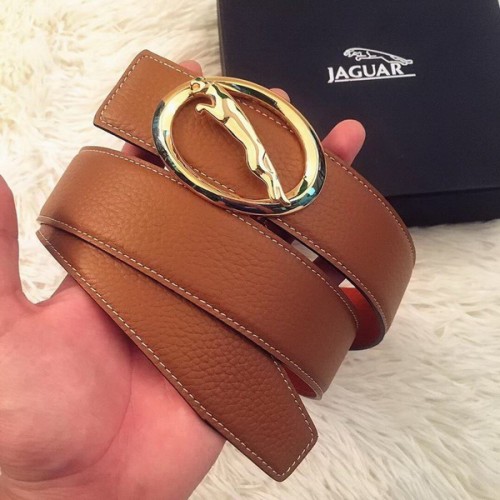 Super Perfect Quality Jaguar Belts(100% Genuine Leather,Reversible Steel Buckle)-002