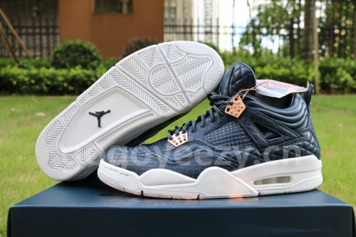 Authentic Air Jordan 4 Premium “Navy”