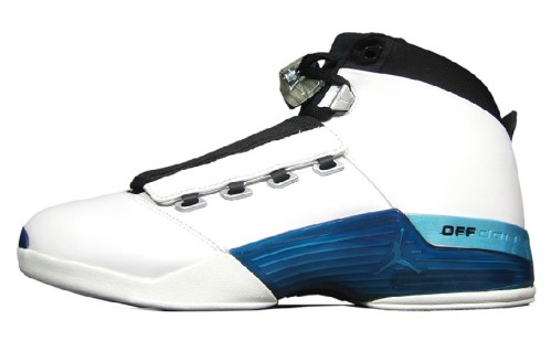 Authentic Air Jordan 17  White/College Blue