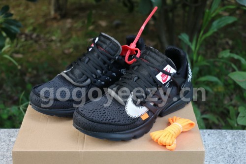 Authentic OFF-WHITE x Nike Air Presto Black