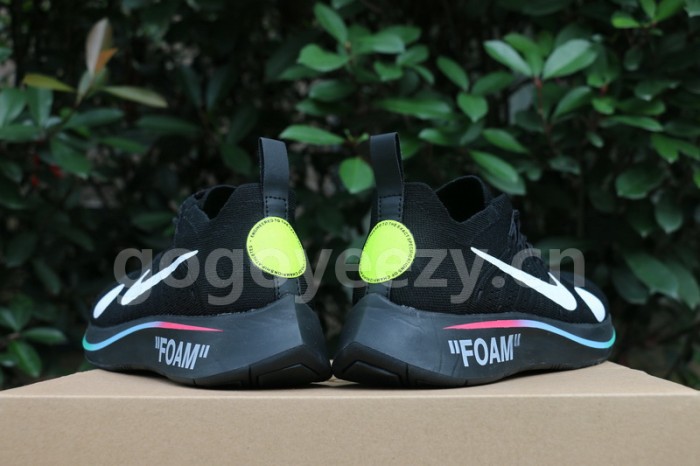Authentic OFF-WHITE x Nike Zoom Fly Mercurial Flyknit Black