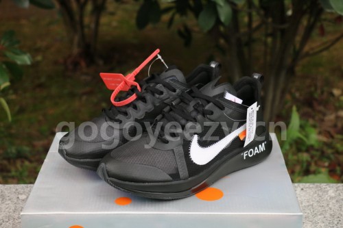 Authentic Off White x Nike Zoom Fly Black