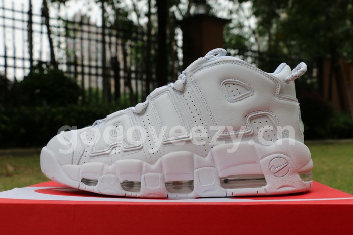 Authentic Nike Air More Uptempo Tripe White
