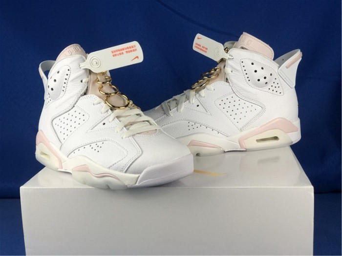 Authentic Air Jordan 6 WMNS “Gold Hoops”