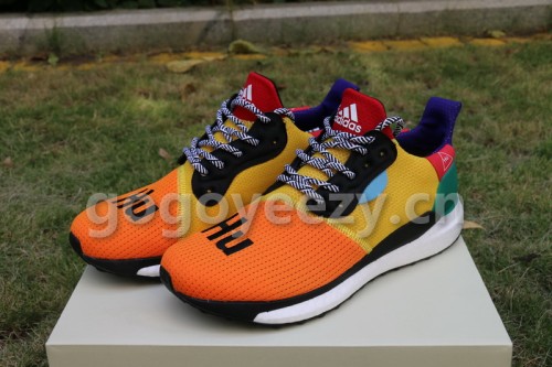 Authentic Pharrell Williams x AD Solar Hu Glide Orange