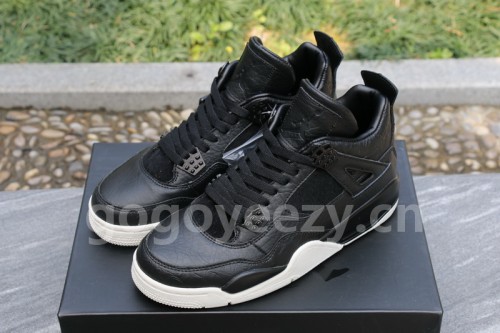 Authentic Air Jordan 4 Premium “Black”