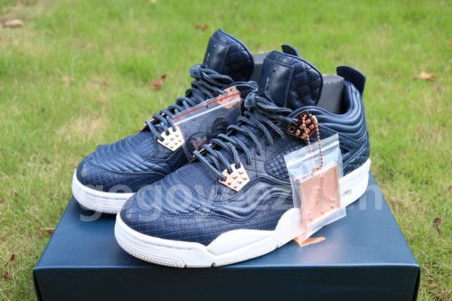 Authentic Air Jordan 4 Premium “Navy”