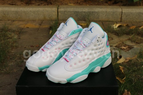 Authentic Air Jordan 13 GS “Aurora Green”