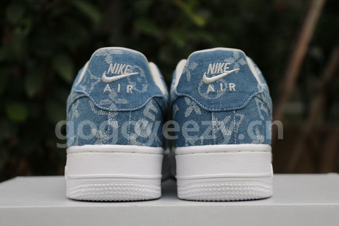 Authentic Louis vuitton x Supreme x Nike Air Force 1 “Denim”
