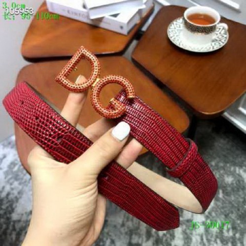 Super Perfect Quality DG Belts(100% Genuine Leather,steel Buckle)-018