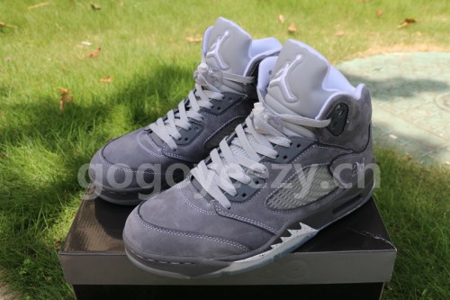 Authentic Air Jordan 5 Wolf Grey
