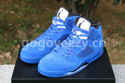 Authentic Air Jordan 5 “Blue Suede”