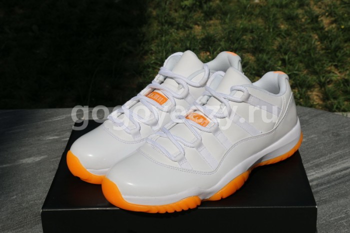 Authentic Air Jordan 11 Low GS  Citrus  2015